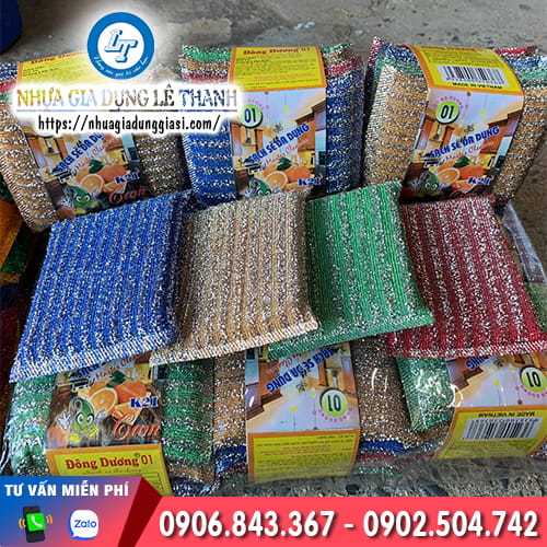 Miếng rửa chén kim tuyến siêu sạch Miếng rửa chén kim tuyến siêu sạch