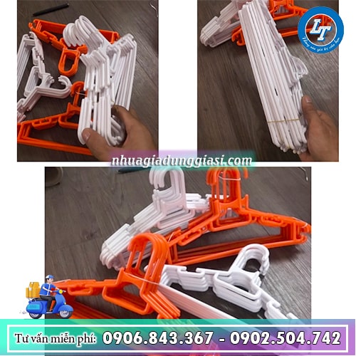 Móc nhựa treo quần áo bền bỉ màu sắc lâu phai Móc nhựa treo quần áo bền bỉ màu sắc lâu phai