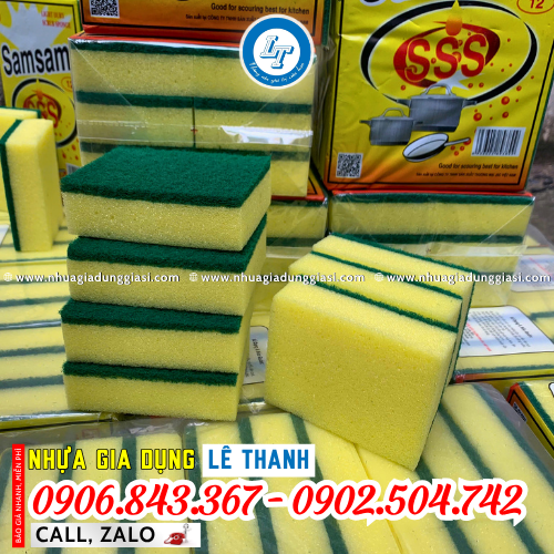 Mút rửa chén mềm, đàn hồi Mút rửa chén mềm, đàn hồi