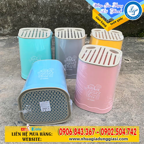 Ống cắm dao nhựa gọn nhẹ Ống cắm dao nhựa gọn nhẹ