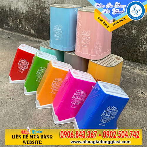 Ống cắm dao nhựa tiện lợi, bền đẹp, giá sỉ rẻ Ống cắm dao nhựa tiện lợi, bền đẹp, giá sỉ rẻ