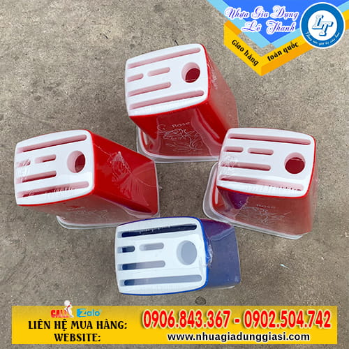 Ống cắm dao nhựa tiện lợi Ống cắm dao nhựa tiện lợi