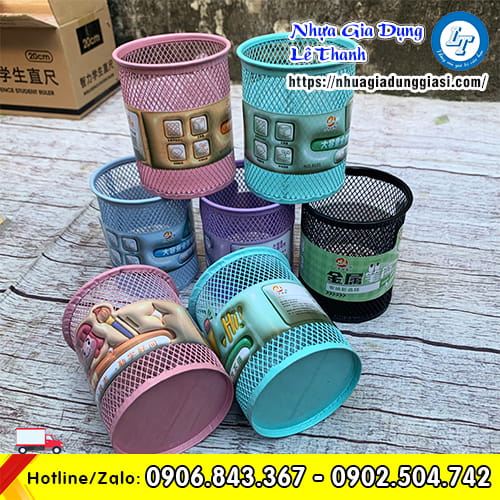 Ống đựng bút lưới đẹp đủ màu giá sỉ rẻ Ống đựng bút lưới đẹp đủ màu giá sỉ rẻ