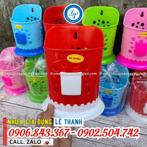 Ống đựng đũa nhựa tròn Ống đựng đũa nhựa tròn