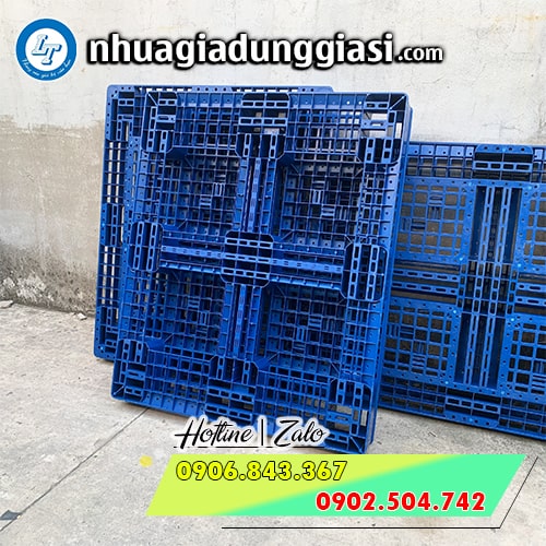 Pallet nhựa 2 mặt độ bền cao Pallet nhựa 2 mặt độ bền cao