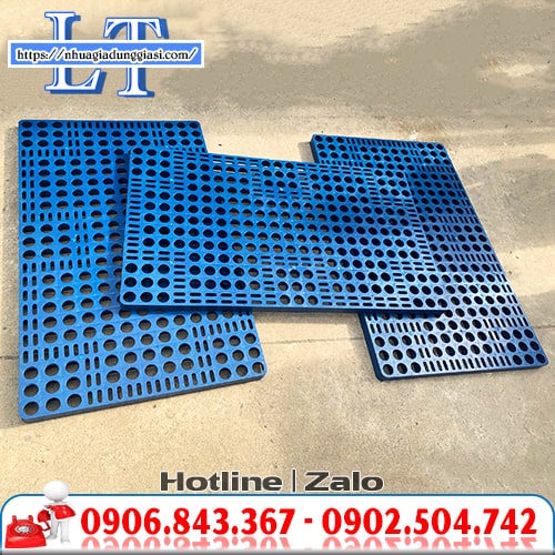 Pallet nhựa không chân trơn láng bằng phẳng dễ sắp xếp hàng hóa