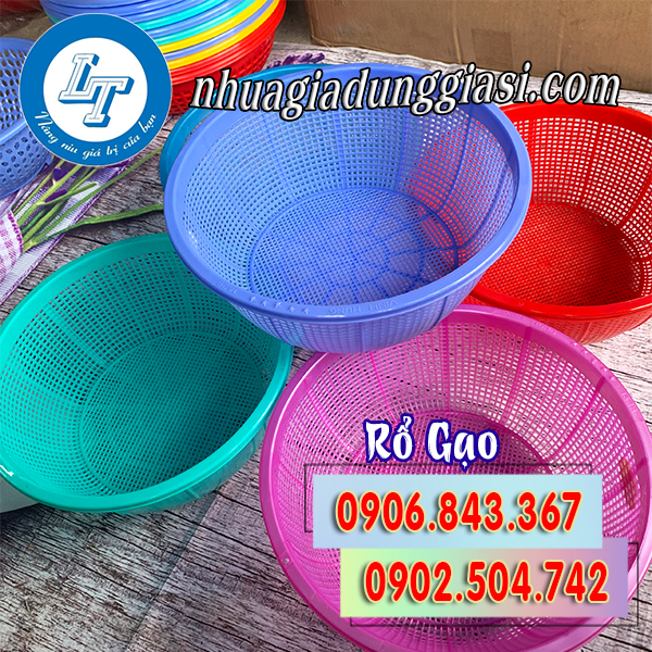 Rổ gạo đủ màu