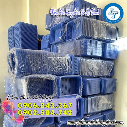 Rổ nhựa chữ nhật giá rẻ sẵn kho Rổ nhựa chữ nhật giá rẻ sẵn kho