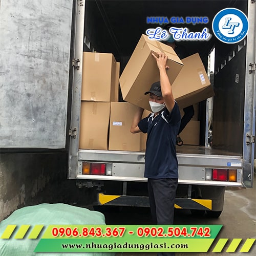 Rổ nhựa chữ nhật giao nhanh