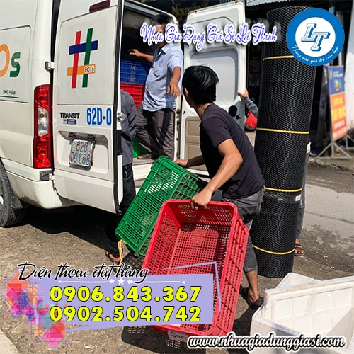 Rổ nhựa công nghiệp giao hàng tận nơi