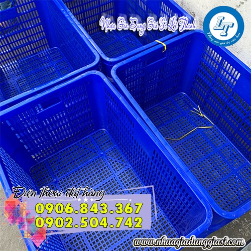 Rổ nhựa công nghiệp nan thưa thoáng khí