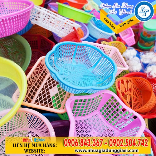 Rổ nhựa đa dạng kiểu dáng Rổ nhựa đa dạng kiểu dáng