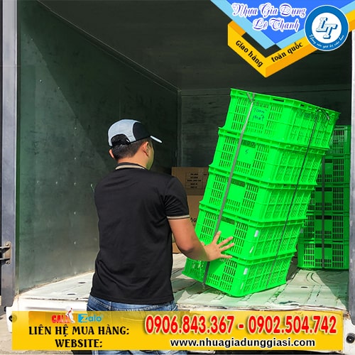 Rổ nhựa đựng hàng giao nhanh