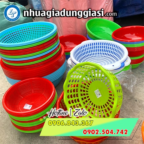 Rổ nhựa đựng rau củ sẵn kho đủ loại giá rẻ Rổ nhựa đựng rau củ sẵn kho đủ loại giá rẻ