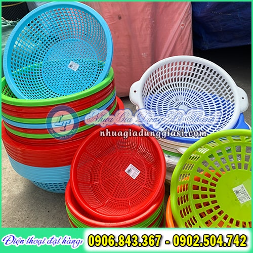 Rổ nhựa đựng rau củ Rổ nhựa đựng rau củ
