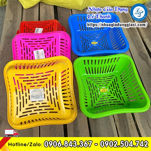 Rổ nhựa kiểu nhỏ gọn Rổ nhựa kiểu nhỏ gọn