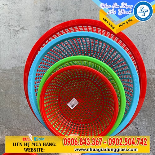 Rổ nhựa nhiều kích thước Rổ nhựa nhiều kích thước