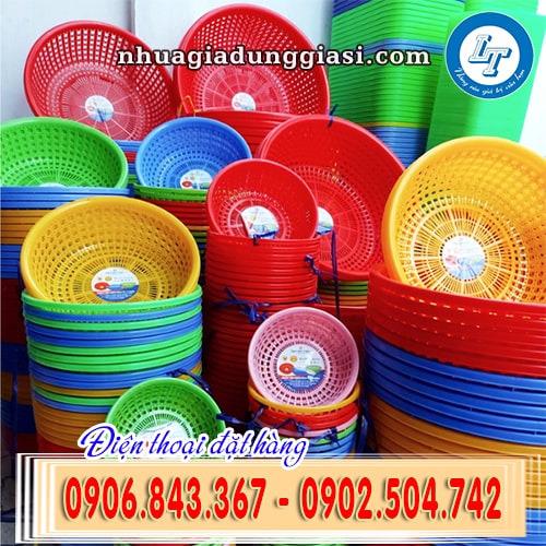 Rổ nhựa nhỏ giá rẻ đủ size đủ màu Rổ nhựa nhỏ giá rẻ đủ size đủ màu