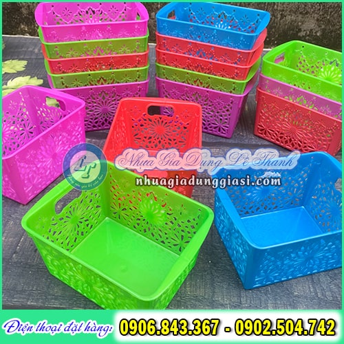 Rổ nhựa nhỏ gọn Rổ nhựa nhỏ gọn