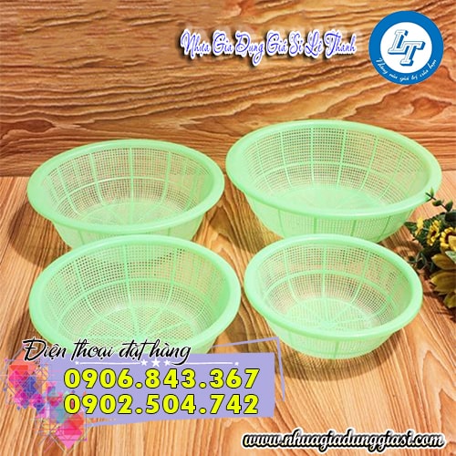 Rổ nhựa tròn dày dặn