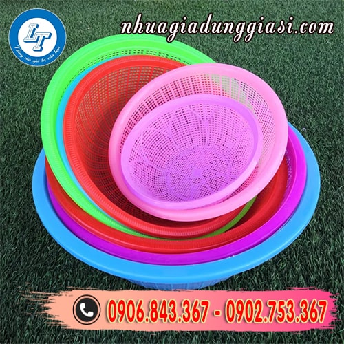 Rổ nhựa tròn đủ size đủ màu sắc Rổ nhựa tròn đủ size đủ màu sắc