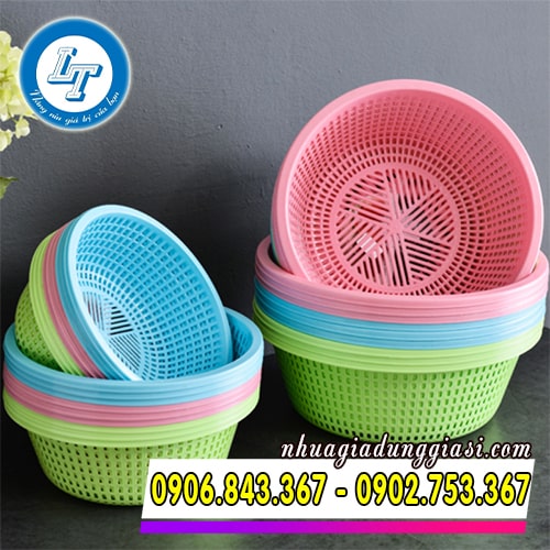 Rổ nhựa tròn đủ màu giá rẻ tại Lê Thanh Rổ nhựa tròn đủ màu giá rẻ tại Lê Thanh