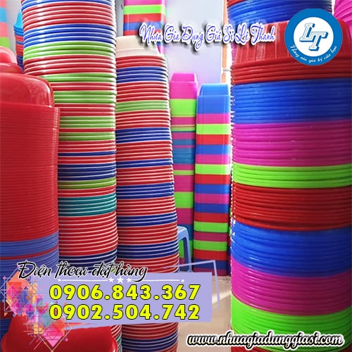 Rổ nhựa tròn nhiều màu nhiều kích thước giá rẻ Rổ nhựa tròn nhiều màu nhiều kích thước giá rẻ