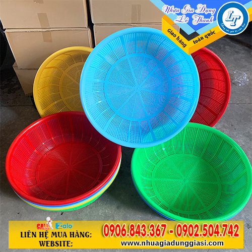 Rổ nhựa tròn size lớn Rổ nhựa tròn size lớn