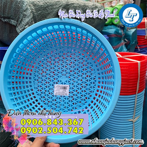 Rổ nhựa tròn thiết kế đơn giản