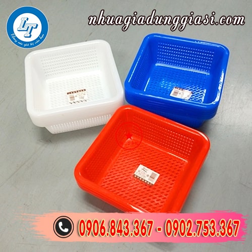 Rổ nhựa vuông đa năng Rổ nhựa vuông đa năng