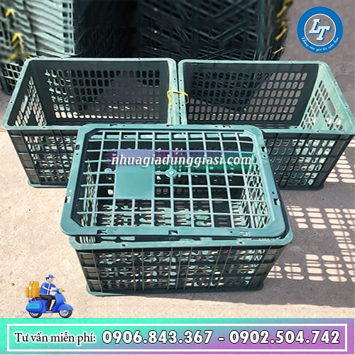 Sóng đựng trái cây nan thưa đối xứng thoáng khí