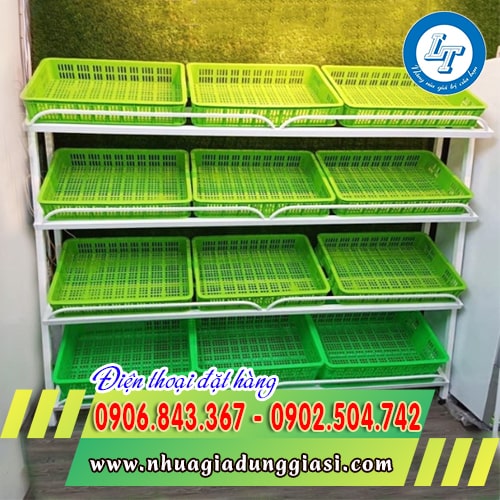 Sóng hở được sử dụng để trưng bày hàng hóa tại các cửa hàng siêu thị