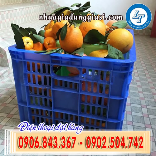 Sóng nhựa giúp đựng nông sản trái cây không bị dập hư hỏng