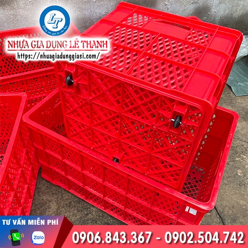 Sóng nhựa hở có bánh xe Sóng nhựa hở có bánh xe