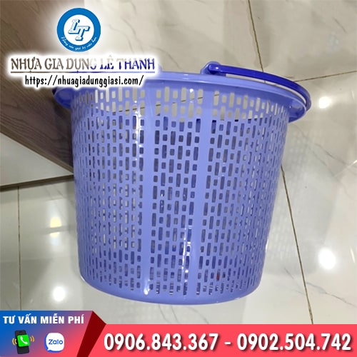 Sọt nhựa có quai dày dặn chắc chắn