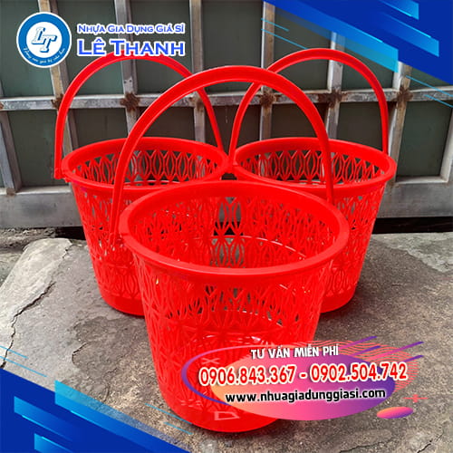 Sọt nhựa có quai xách Sọt nhựa có quai xách
