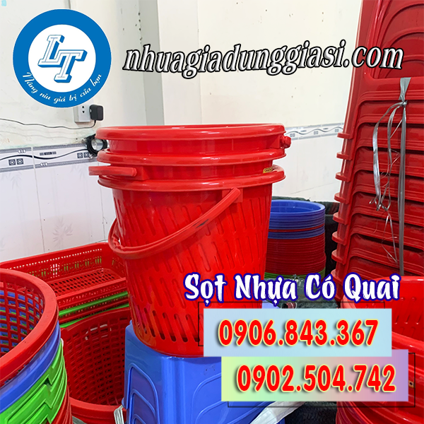 Sọt nhựa có quai