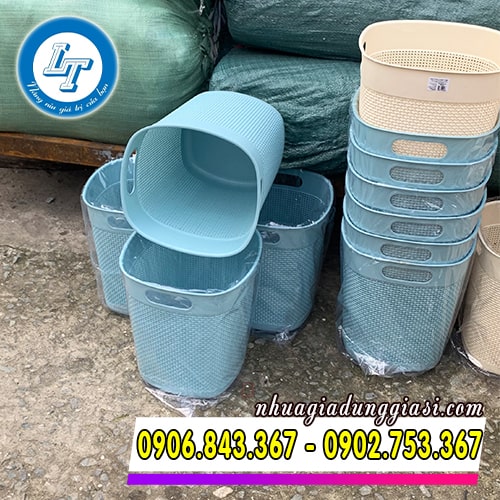 Sọt nhựa đa năng đơn giản kiểu dáng hiện đại Sọt nhựa đa năng đơn giản kiểu dáng hiện đại