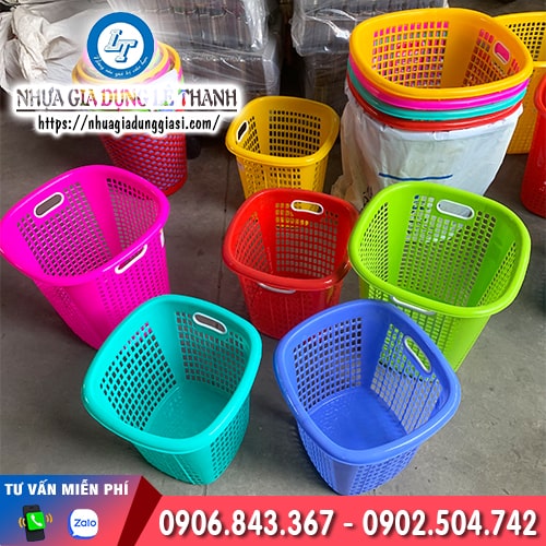 Sọt nhựa đựng đồ đa dạng màu sắc kích thước Sọt nhựa đựng đồ đa dạng màu sắc kích thước