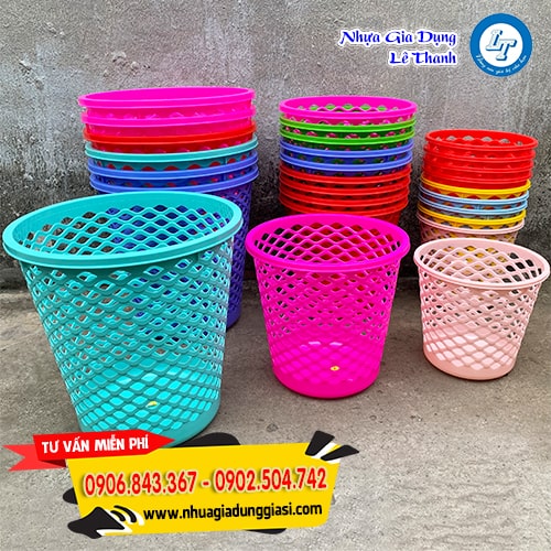 Sọt nhựa đựng rác bền đẹp đủ màu giá rẻ Sọt nhựa đựng rác bền đẹp đủ màu giá rẻ