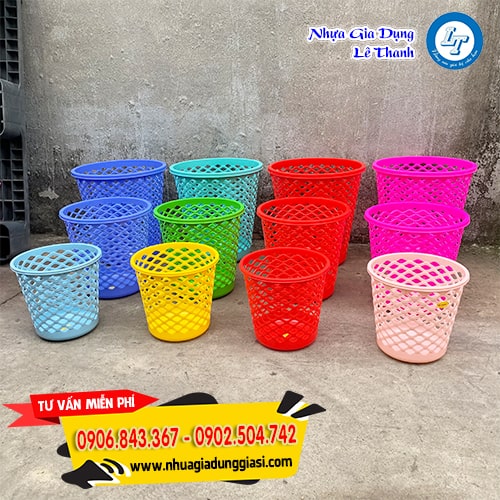 Sọt nhựa đựng rác đủ size đủ màu Sọt nhựa đựng rác đủ size đủ màu
