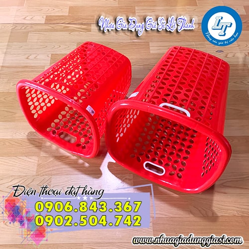 Sọt nhựa oval kết cấu thoáng khí thông minh