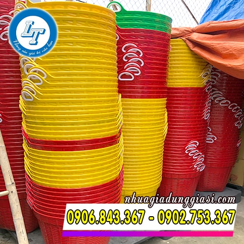 Sọt nhựa tròn cần xé nhựa nguồn hàng ổn định giá rẻ tại Lê Thanh