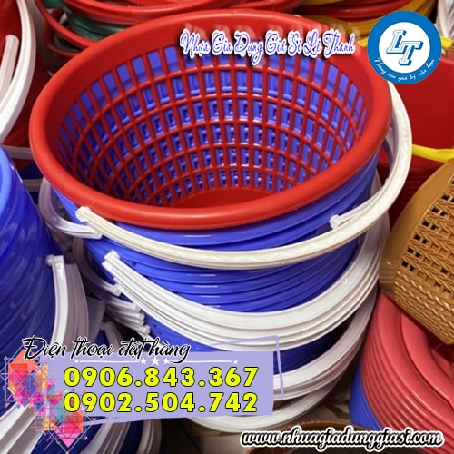 Sọt nhựa tròn đa dạng kiểu dáng mẫu mã Sọt nhựa tròn đa dạng kiểu dáng mẫu mã