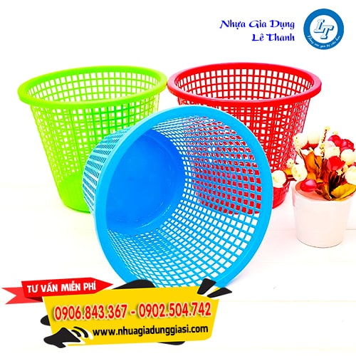 Sọt nhựa tròn dẻo dai giá rẻ Sọt nhựa tròn dẻo dai giá rẻ