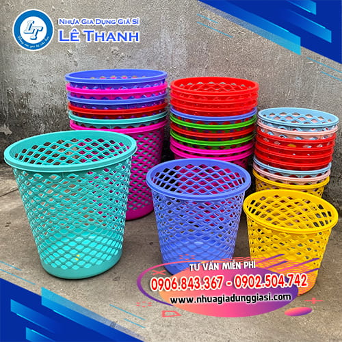 Sọt nhựa tròn nhiều màu sắc, kích cỡ Sọt nhựa tròn nhiều màu sắc, kích cỡ