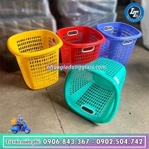 Sọt nhựa vuông bền đẹp Sọt nhựa vuông bền đẹp