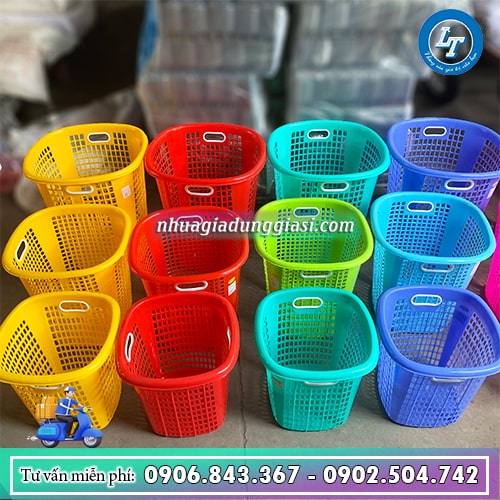 Sọt nhựa vuông đủ màu đủ cỡ Sọt nhựa vuông đủ màu đủ cỡ