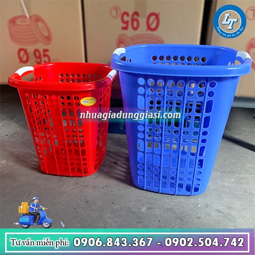 Sọt nhựa vuông gọn nhẹ dễ sử dụng Sọt nhựa vuông gọn nhẹ dễ sử dụng