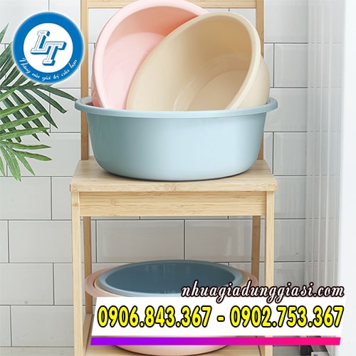 Thau nhựa bền bỉ sử dụng lâu dài Thau nhựa bền bỉ sử dụng lâu dài